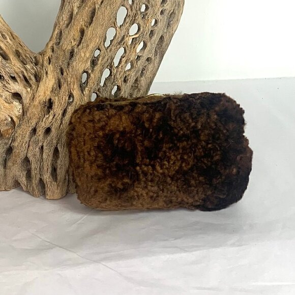 Victorian 1860s Antique Fur Coin Purse - Picture 5 of 12